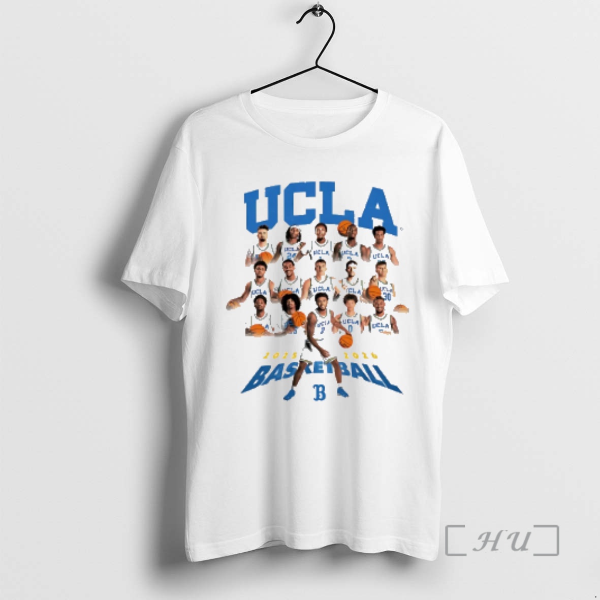Officials Ucla Mens Basketball 2025 2026 Team Collage Premium T Shirts Sweater Hoodie
