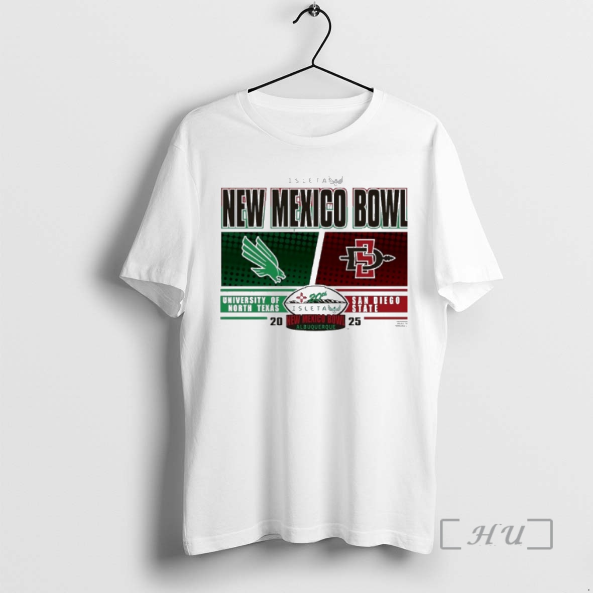 Officials University Of North Texas Vs San Diego State 2025 New Mexico Bowl Premium T Shirts Sweater Hoodie