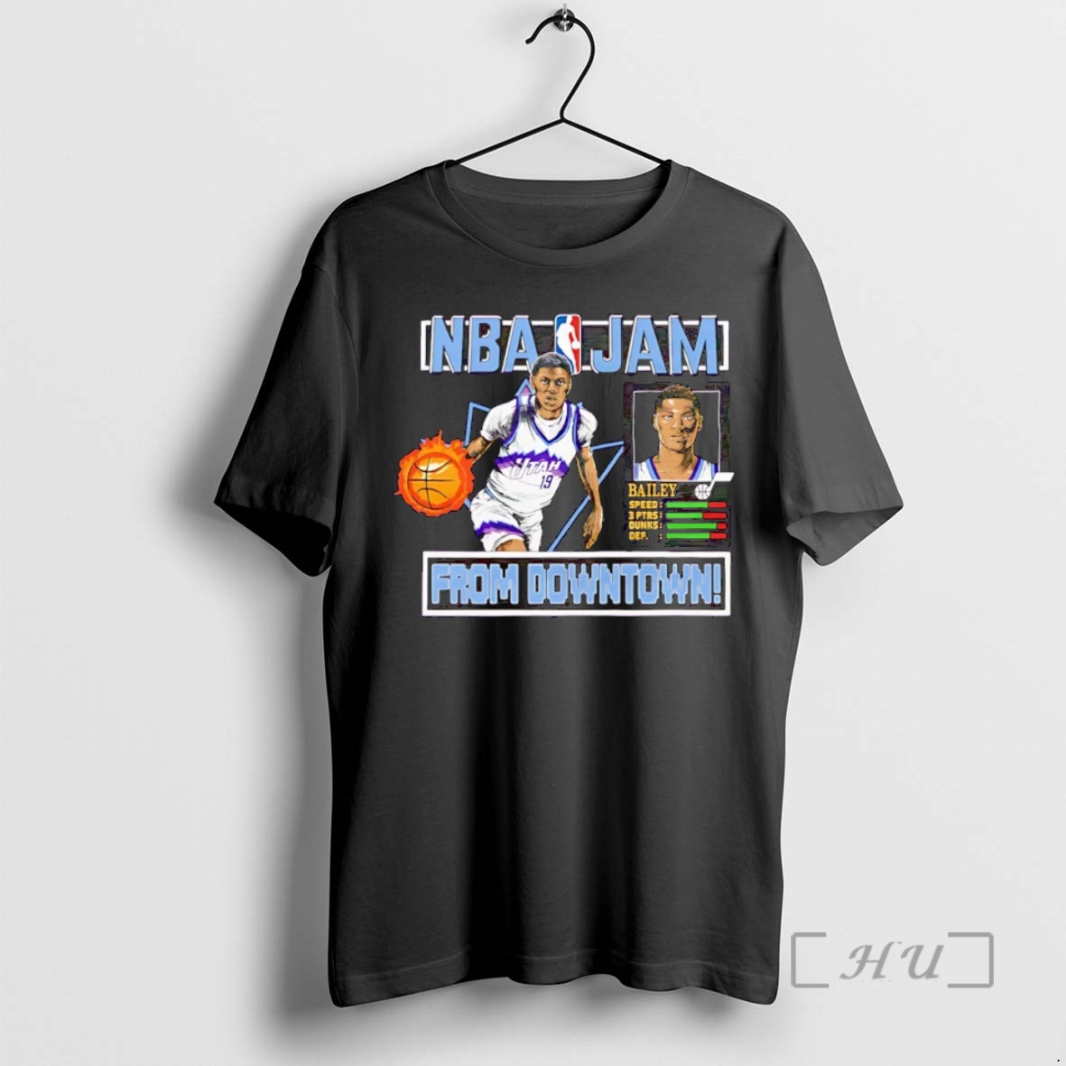 Officials Utah Jazz Ace Bailey Nba Jam Christmas Premium T Shirts Sweater Hoodie