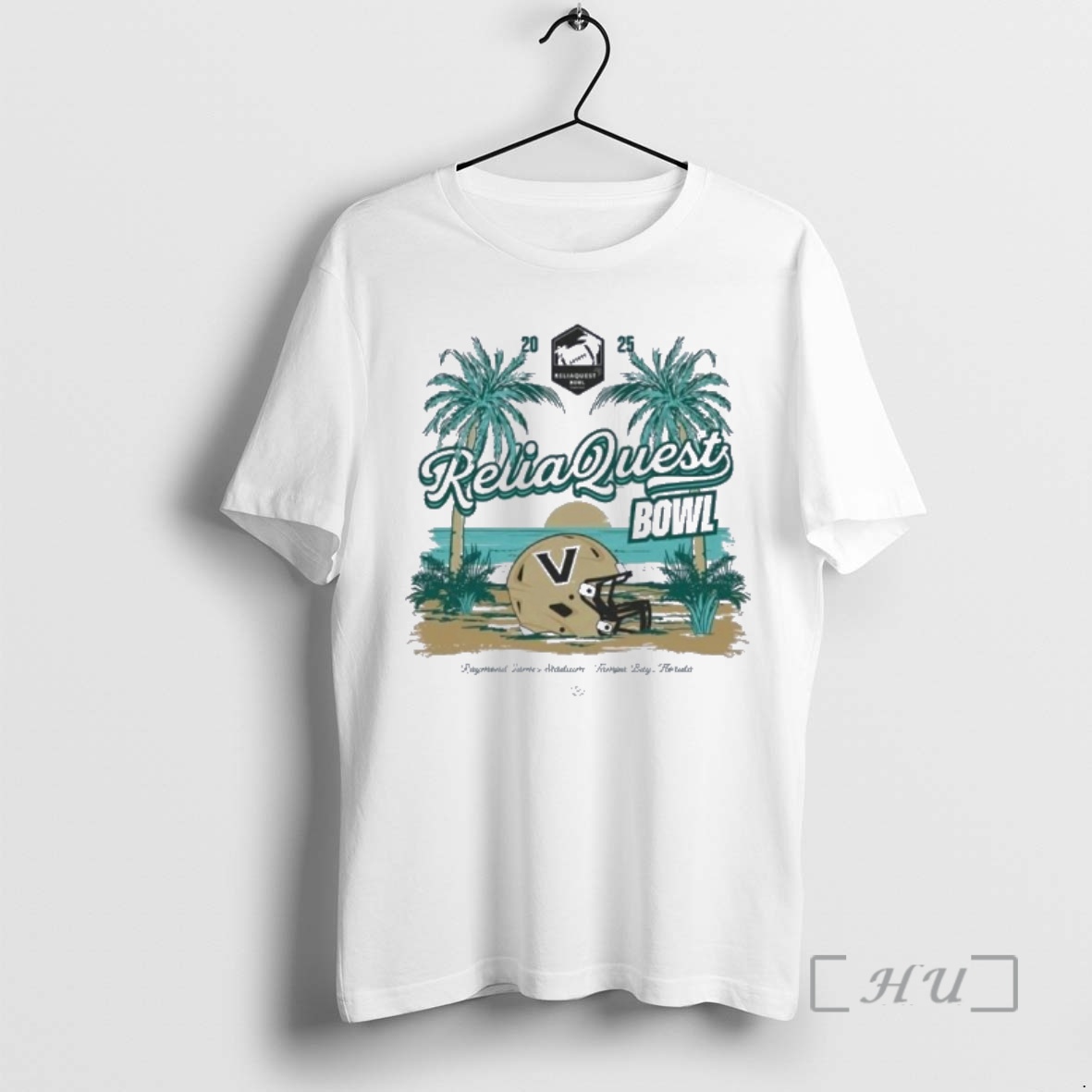 Officials Vanderbilt Commodores 2025 Reliaquest Bowl Beach Helmet Premium T Shirts Sweater Hoodie