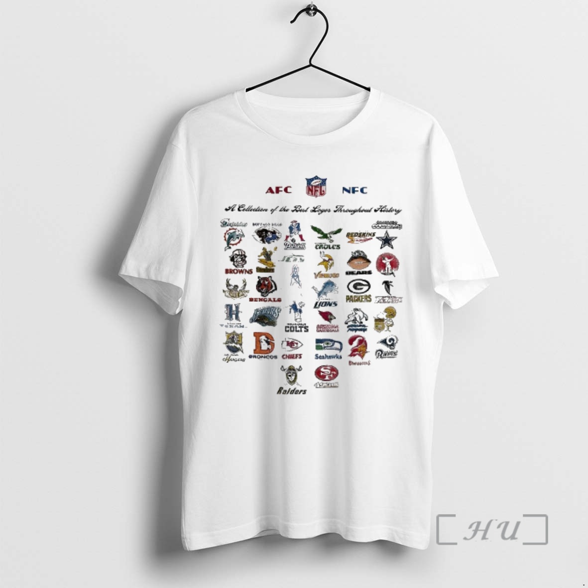 Officials Vintage Nfl Logo A Collection Of The Best Logos Throughout History Premium T Shirts Sweater Hoodie