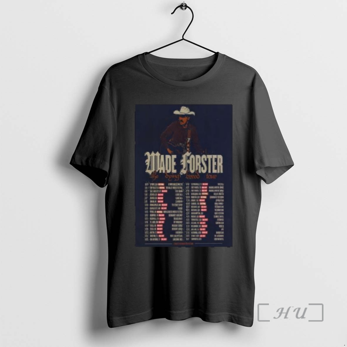 Officials Wade Forster 2026 The Dying Breed Tour Circle Black Premium T Shirts Sweater Hoodie