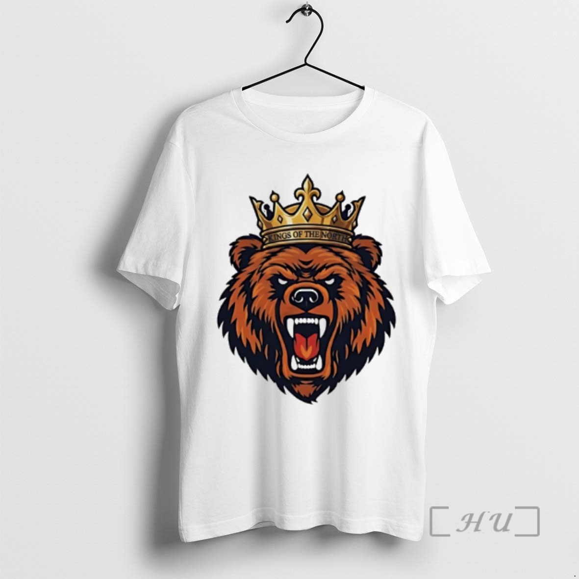 Officials Wear The Crown Chicago Bear King Of The North Premium T Shirts Sweater Hoodie