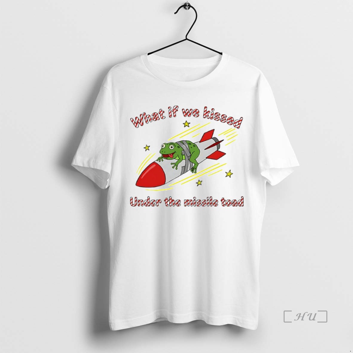 Officials What If We Kissed Under The Missile Toad Circle Premium T Shirts Sweater Hoodie