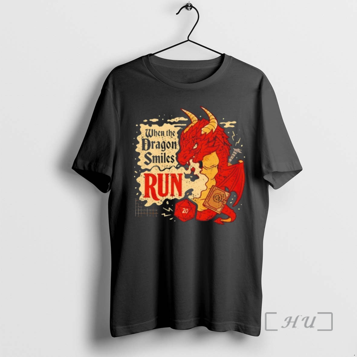 Officials When The Dragon Smiles Run D20 Premium T Shirts Sweater Hoodie