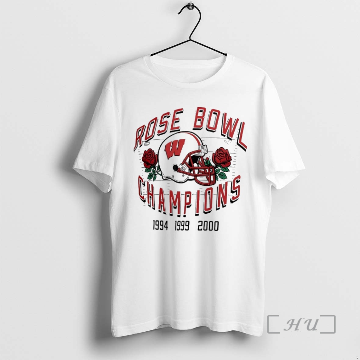 Officials Wisconsin Badgers 1994 1999 2000 Rose Bowl Champions 3 Time Premium T Shirts Sweater Hoodie