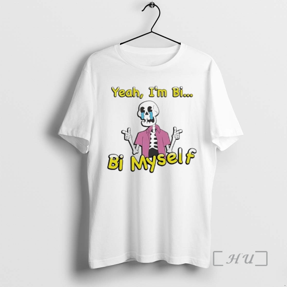 Officials Yeah Im Bi Bi Myself Skeleton Graphic Premium T Shirts Sweater Hoodie