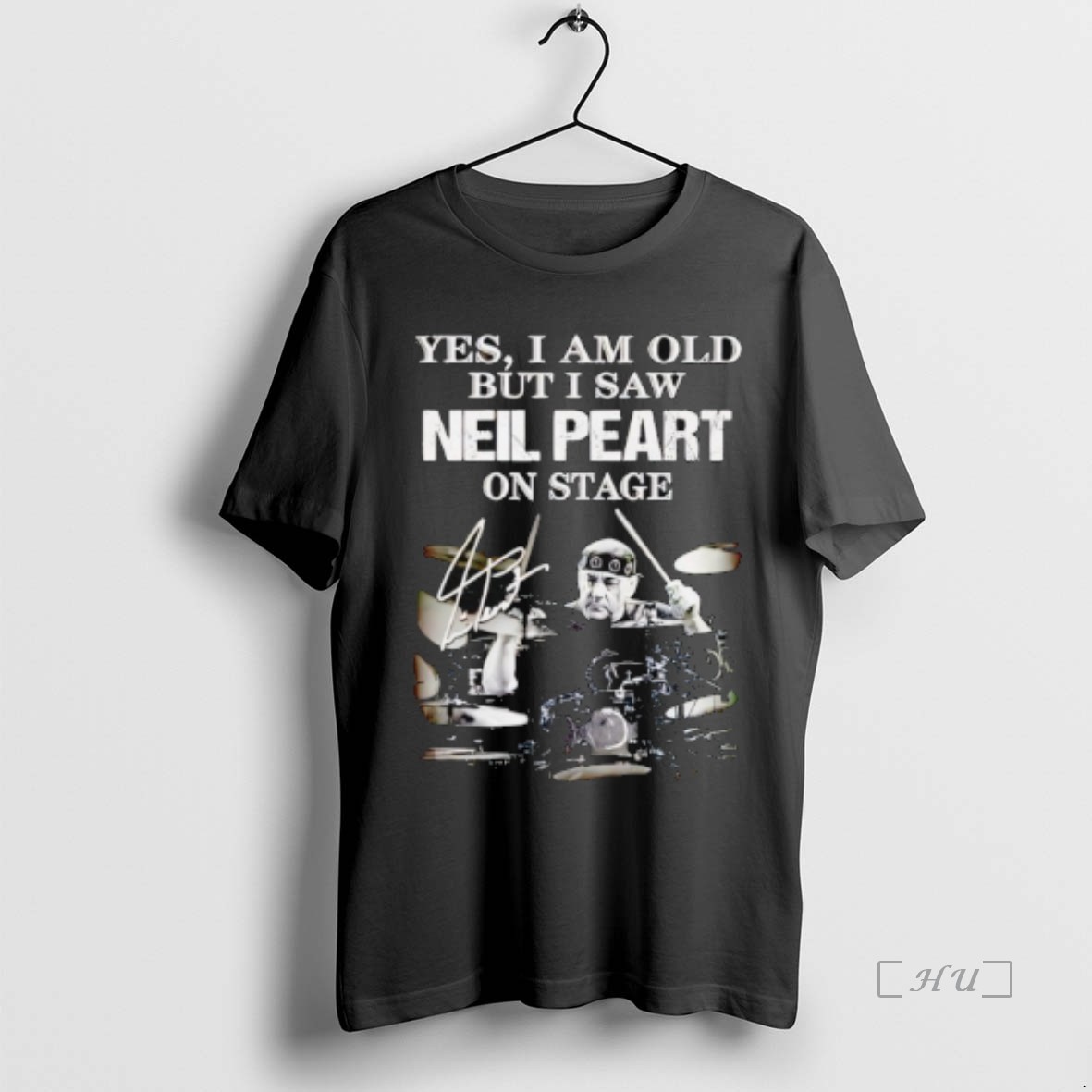 Officials Yes I Am Old But I Saw Neil Peart On Stage Signature Premium T Shirts Sweater Hoodie