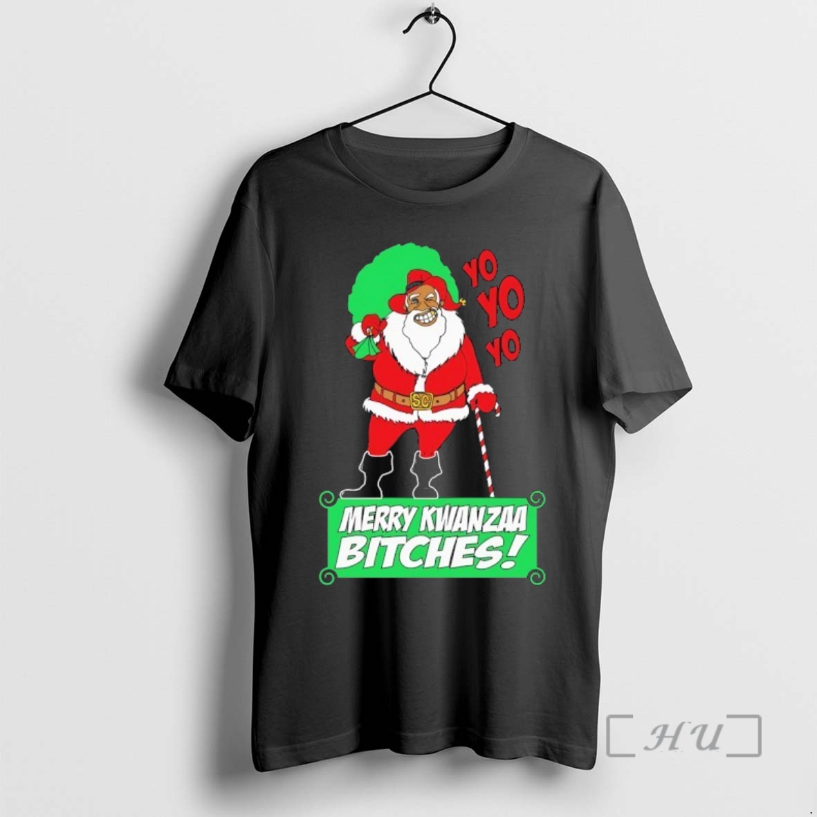 Officials Yo Yo Yo Merry Kwanzaa Bitches Premium T Shirts Sweater Hoodie