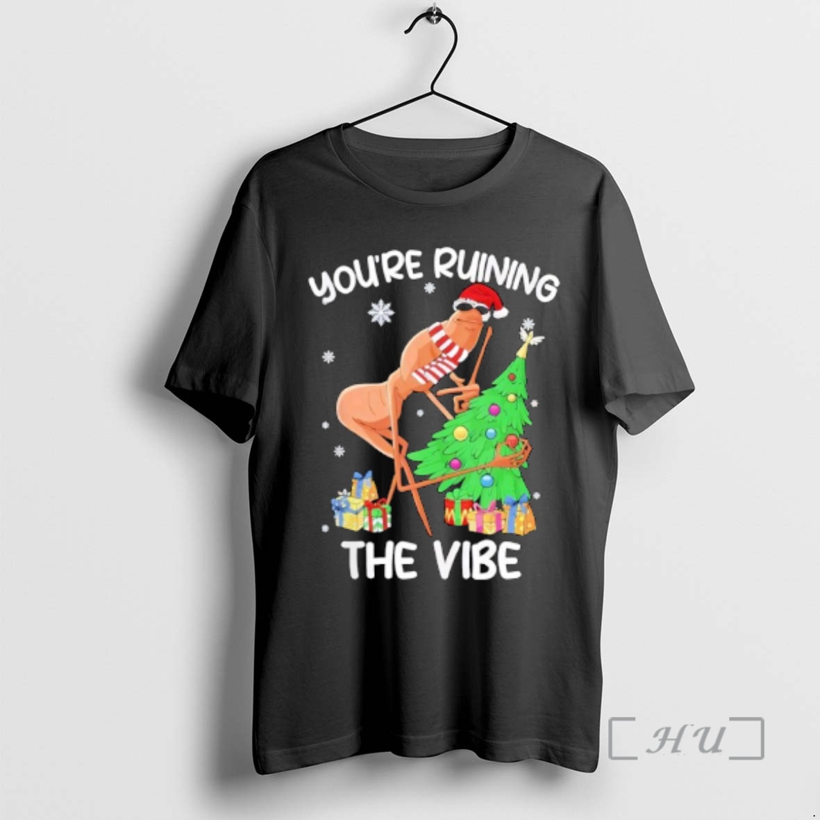 Officials Youre Ruining The Vibe Christmas Marcus The Worm Xmas Premium T Shirts Sweater Hoodie