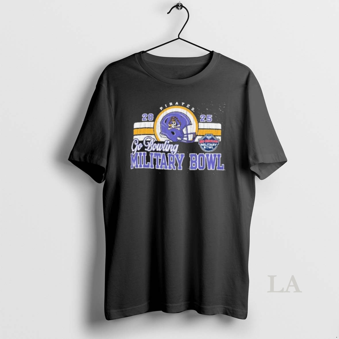 Original 2025 Ecu Pirates Military Bowl Team Shirt