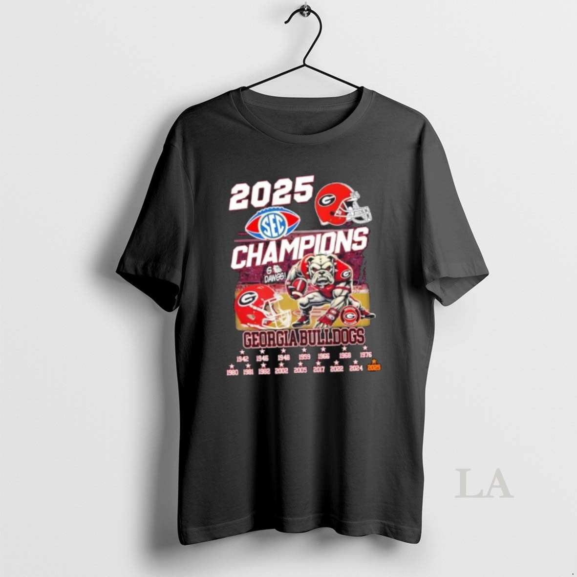 Original 2025 Sec Champions Go Dawgs Georgia Bulldogs All Times Shirt