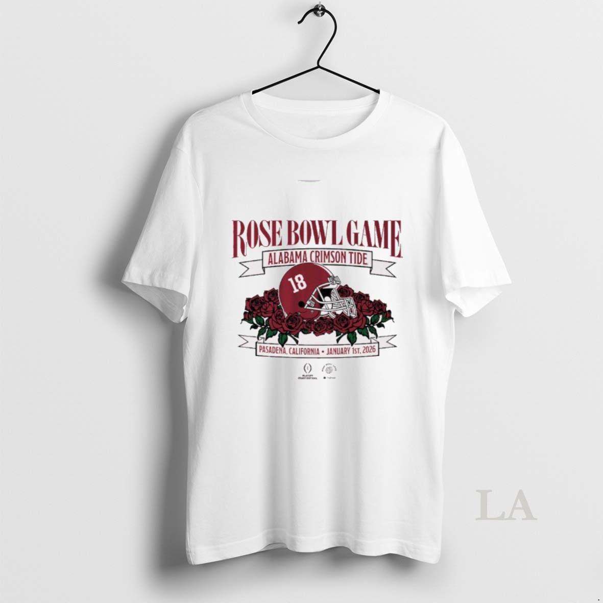 Original 2026 Rose Bowl Game Alabama Crimson Tide Football Pasadena Ca January 1st Helmet Shirt