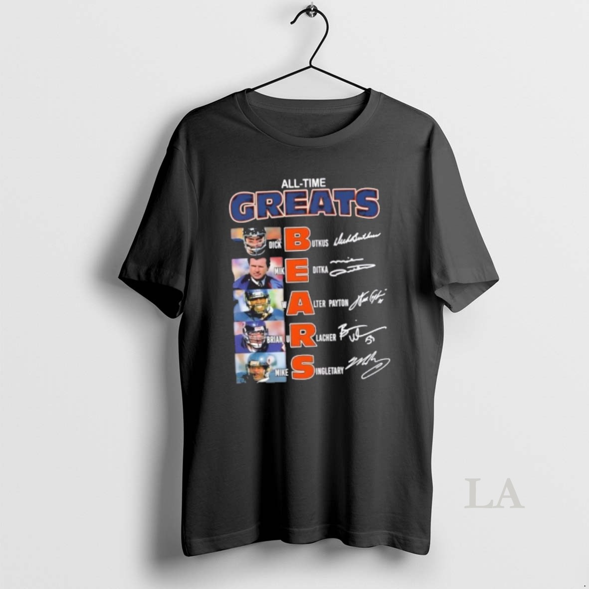 Original All Time Greats Chicago Bears Legends Names Signatures Shirt