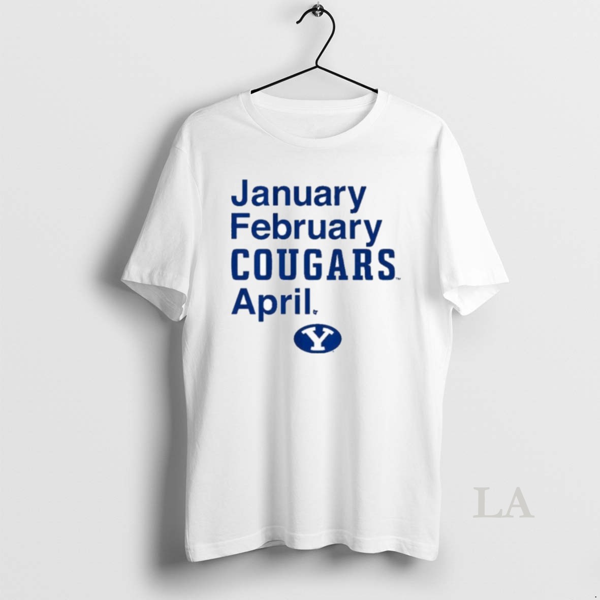 Original Byu Cougars Basketball January February Cougars April Shirt