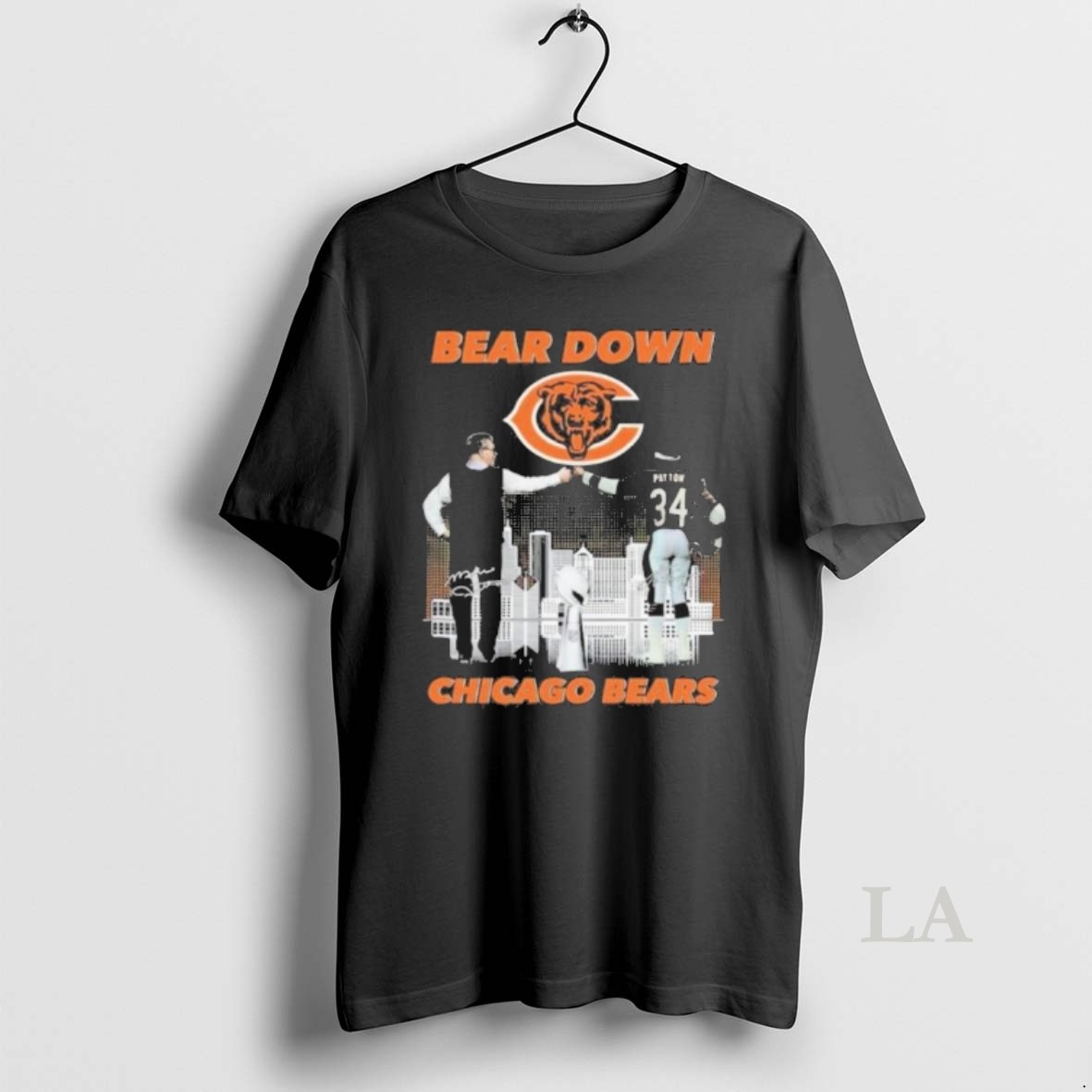 Original Bear Down Walter Payton And Ben Johnson Chicago Bears Shirt