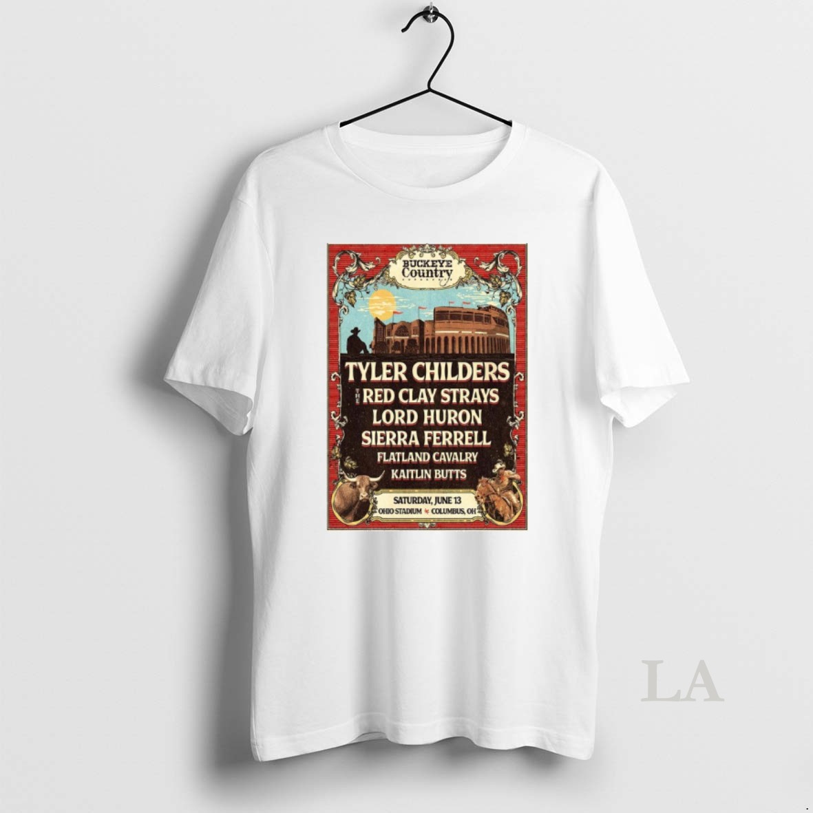 Original Buckeye Country Superfest 2026 Full Lineup In Columbus Ohio At Ohio Stadium On June 13 2026 Shirt