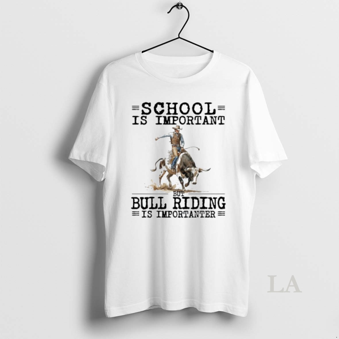 Original Bull Riding School Is Important Shirt