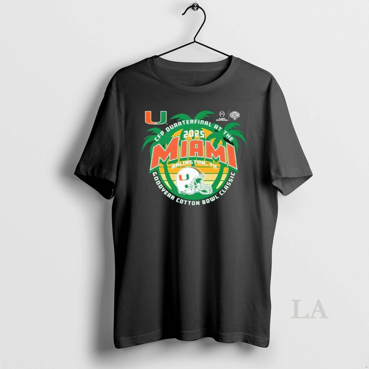 Original Cfp Quarterfinals Miami Hurricanes December 31 2025 Arlington The Cotton Bowl Classic Shirt