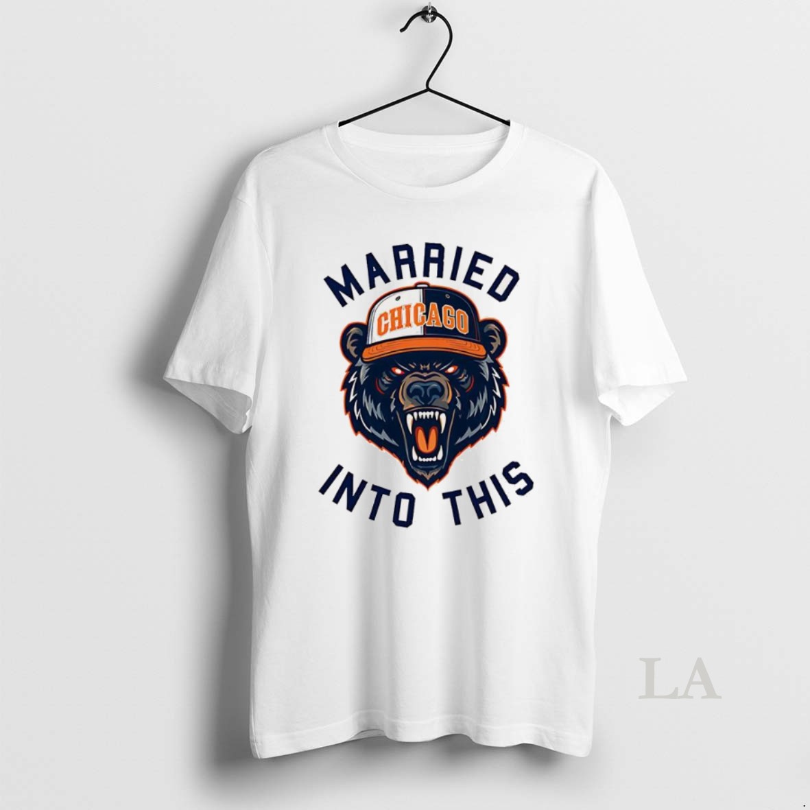 Original Chicago Bears Football Married Into This Mascot Logo Shirt