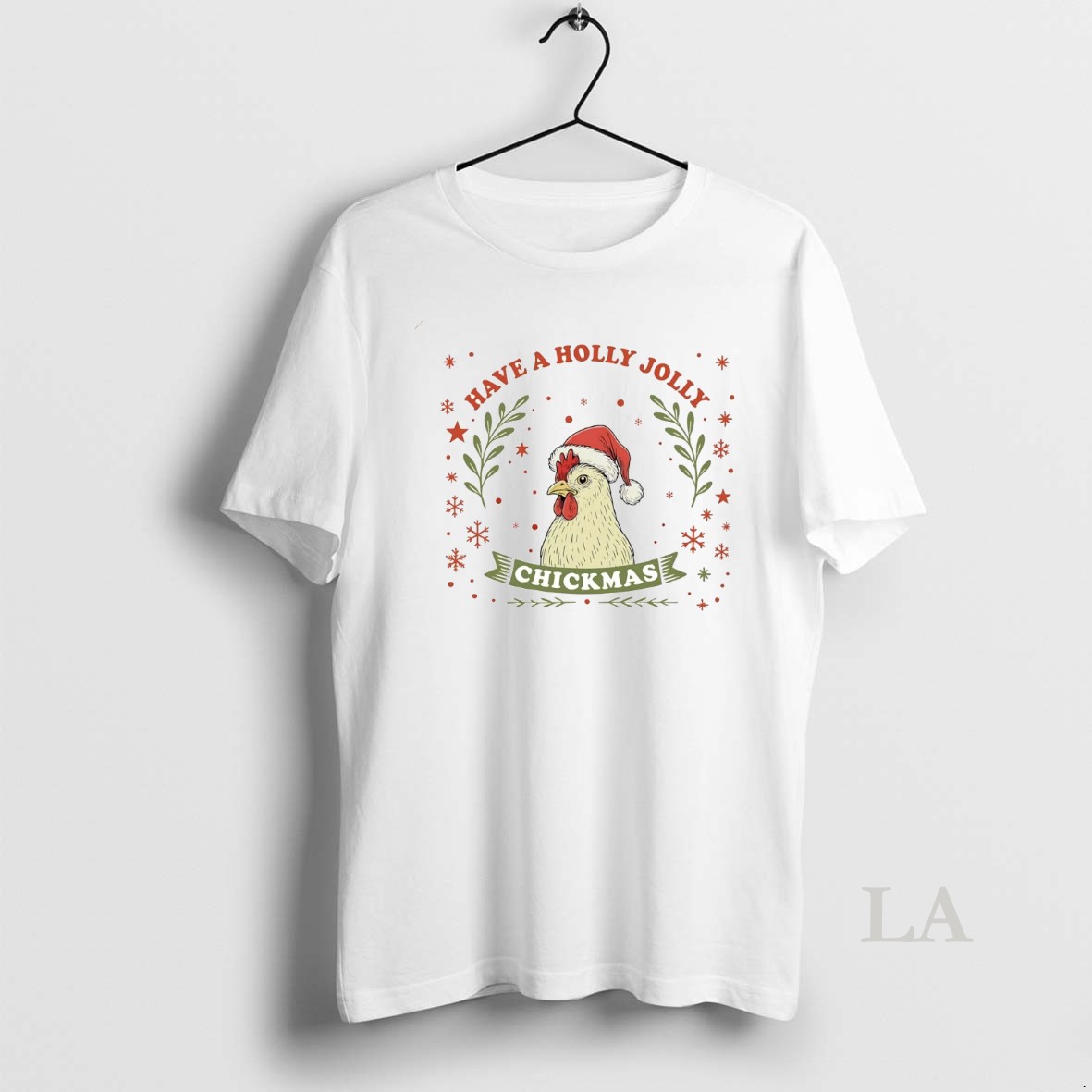 Original Chicken Have A Holly Jolly Chickmas Christmas Shirt