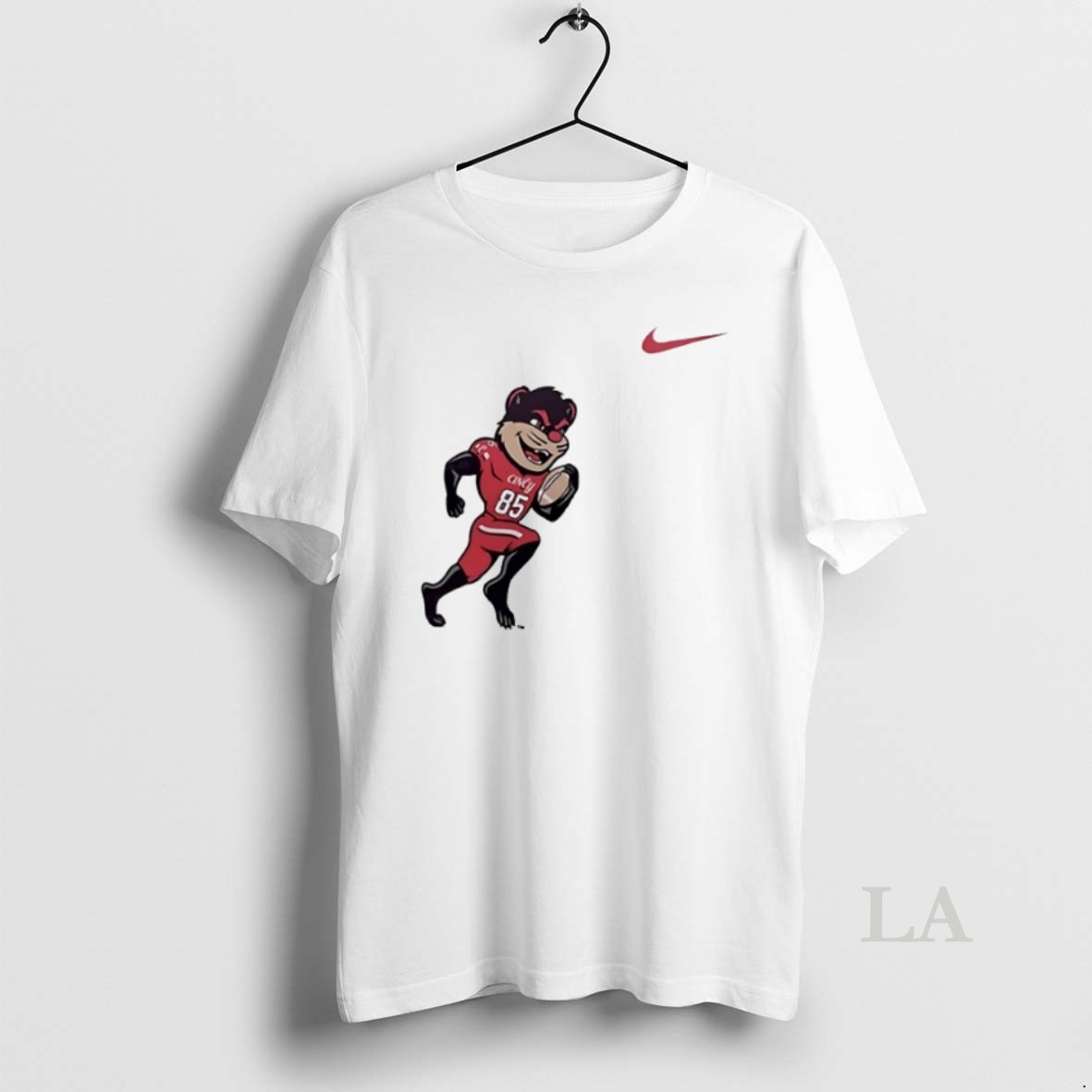 Original Cincinnati Bearcats Mascot Playing Football Circle Shirt