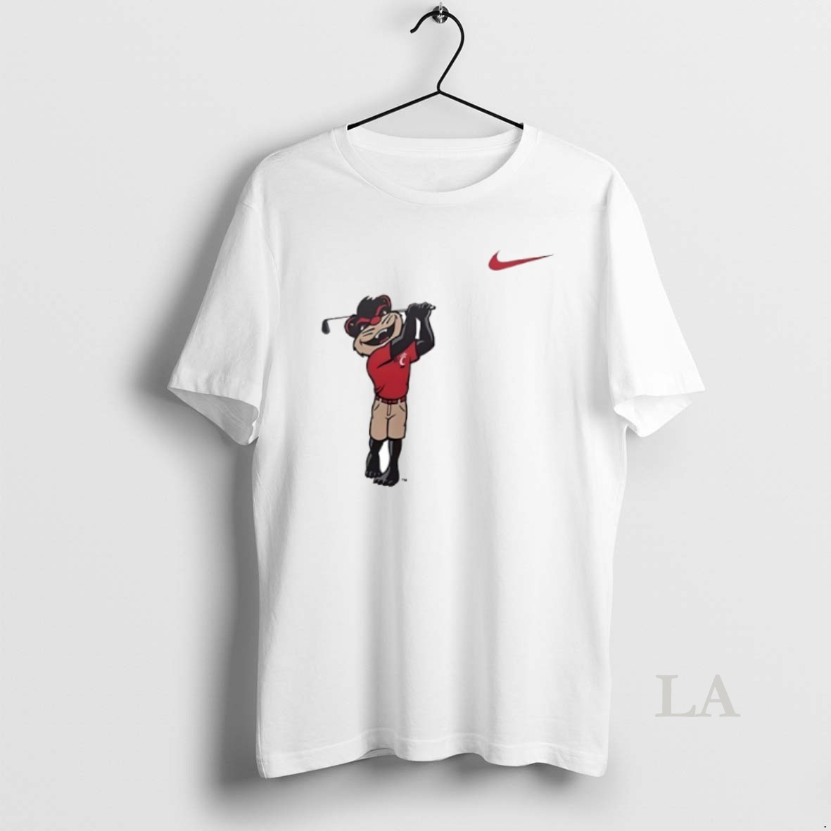 Original Cincinnati Bearcats Mascot Playing Golf Circle Shirt