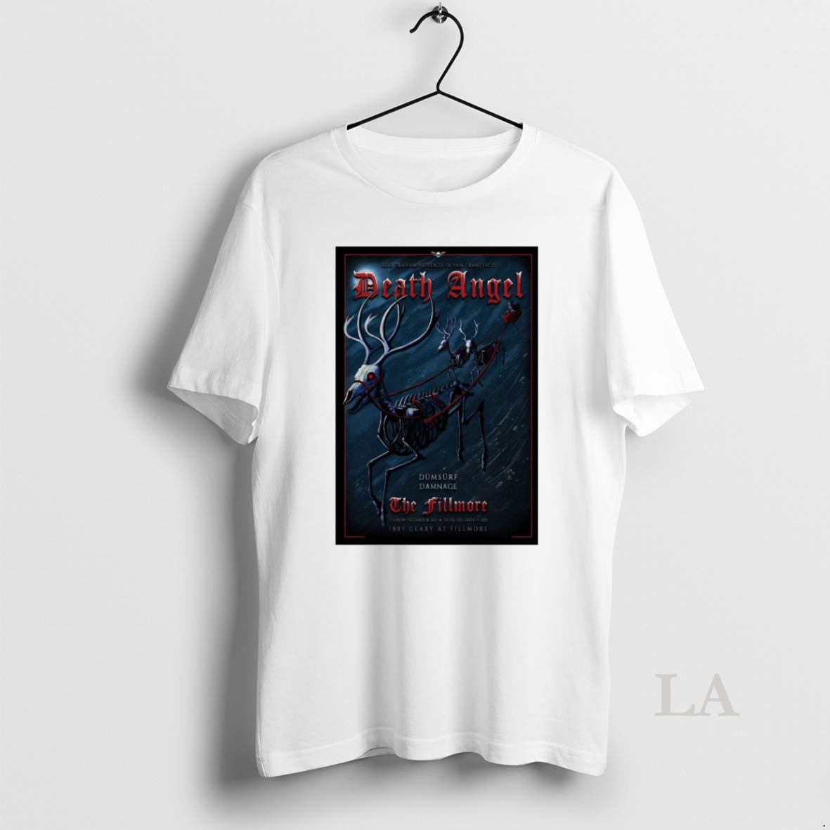 Original Death Angel December 18 2025 San Francisco Ca Shirt