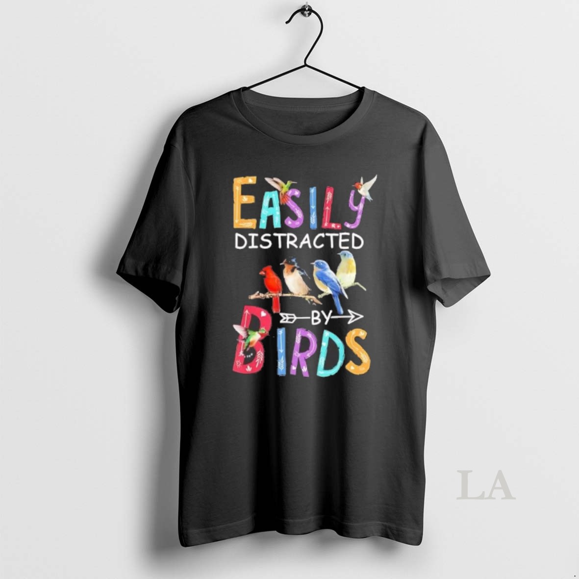 Original Easily Distracted By Birds Shirt