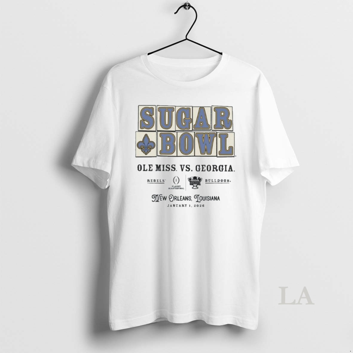 Original Georgia Bulldogs Vs Ole Miss 2026 Allstate Sugar Bowl Street Tiles Shirt