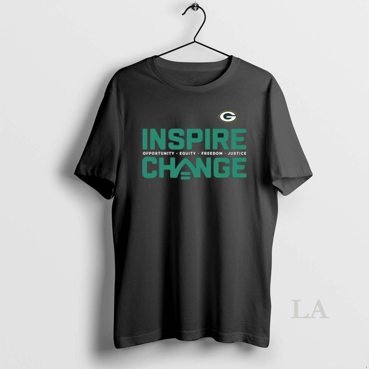 Original Green Bay Packers X Nfl Inspire Change Opportunity Equity Freedom Justice Shirt