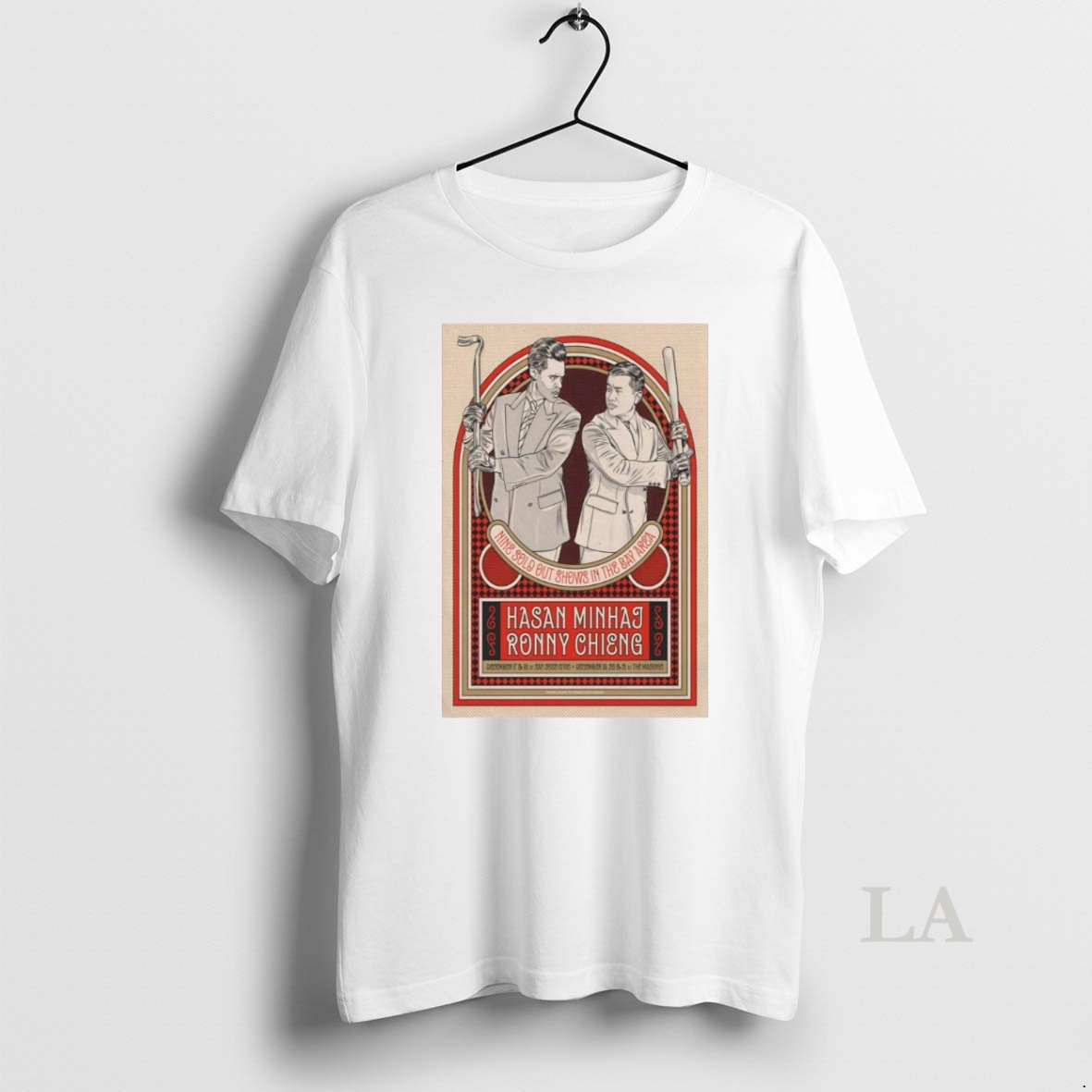 Original Hasan Minhaj And Ronny Chieng San Jose Ca And San Francisco Ca Dec 17 21 2025 Shirt