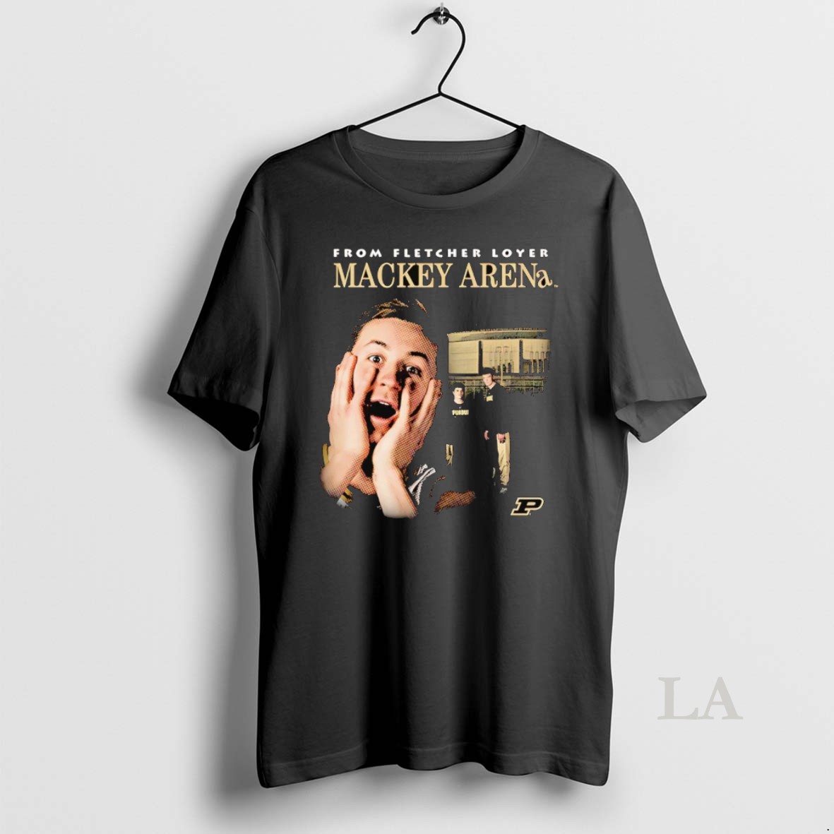 Original Home Alone From Fletcher Loyer Mackey Arena Purdue Boilermakers Shirt