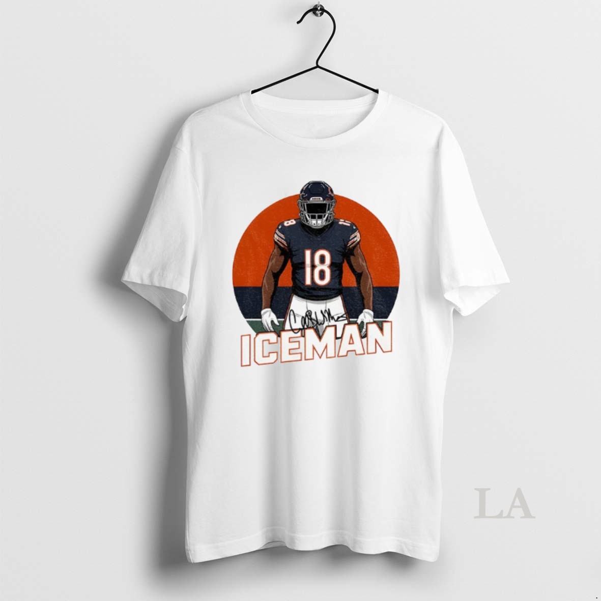 Original Iceman Caleb Williams Chicago Bears Nfl Football 2025 Signature Shirt