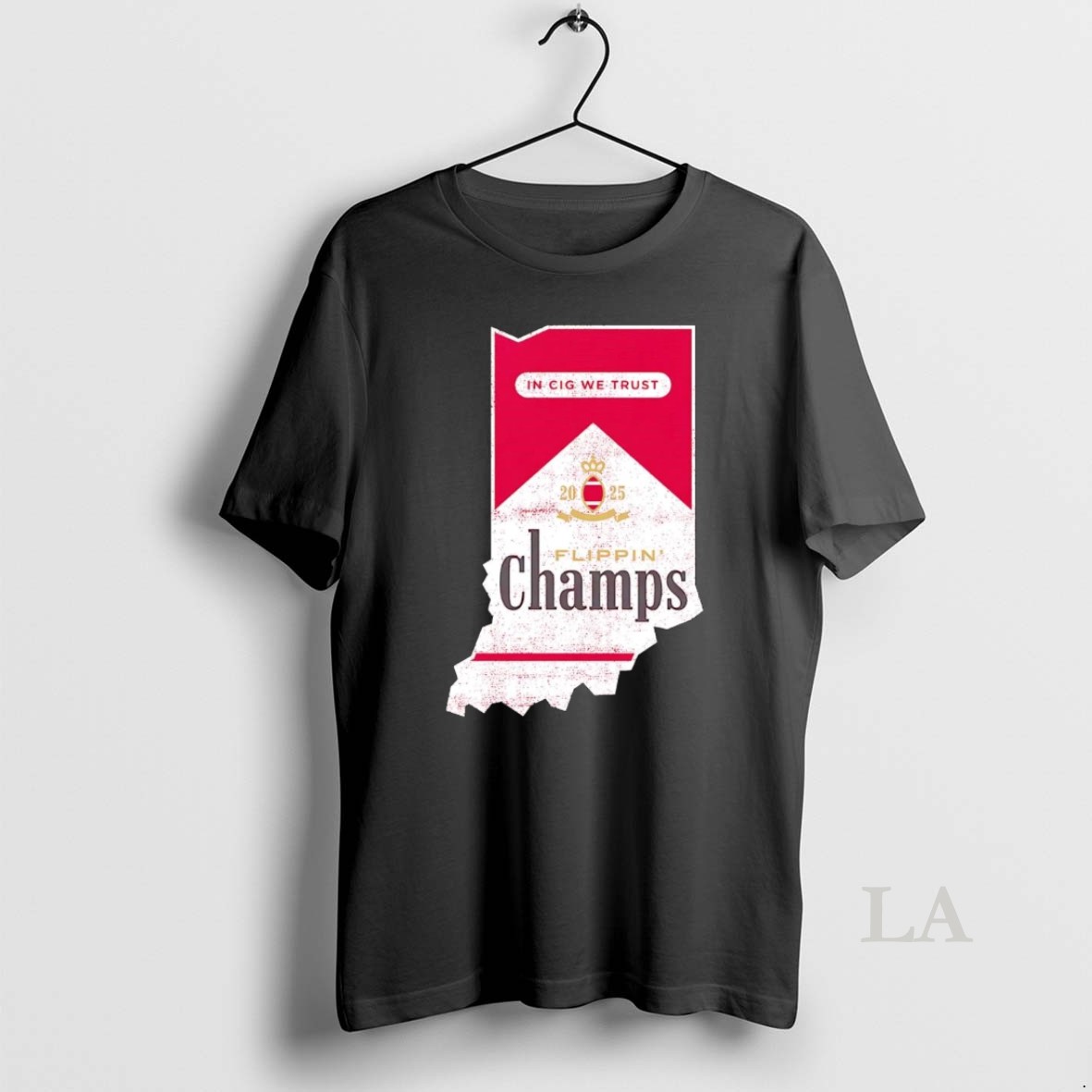 Original Indiana Hoosiers 2025 Flippin Champs In Cig We Trust Shirt