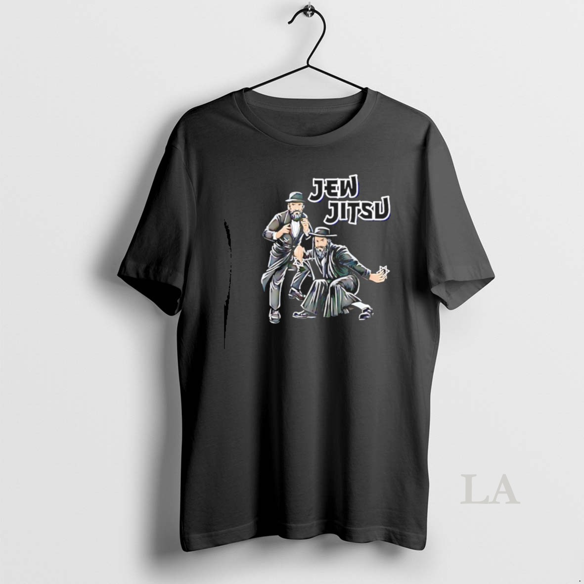 Original Jew Jitsu Rabbi Horah Dance Graphic Shirt