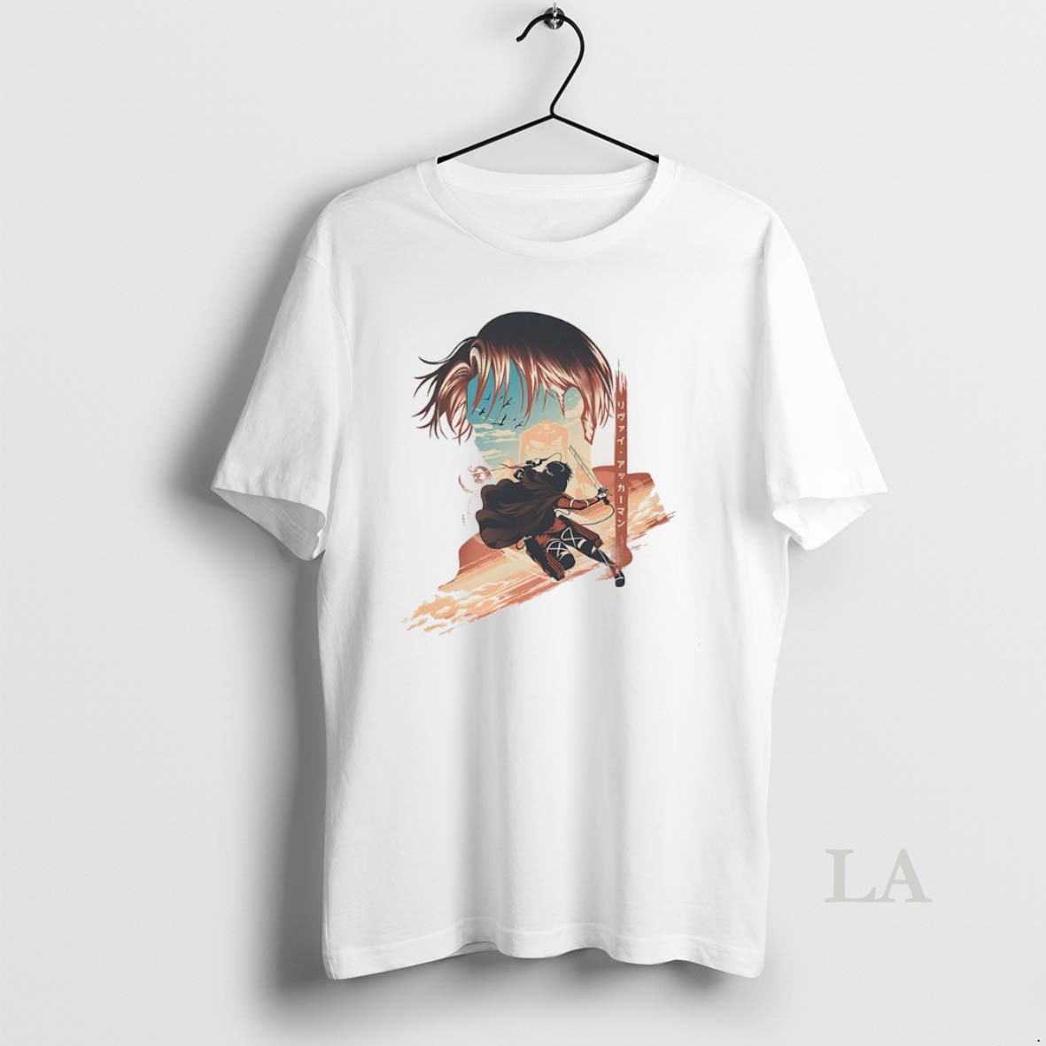 Original Levi Ackerman Attack On Titan Blades Of The Captain Anime Shirt
