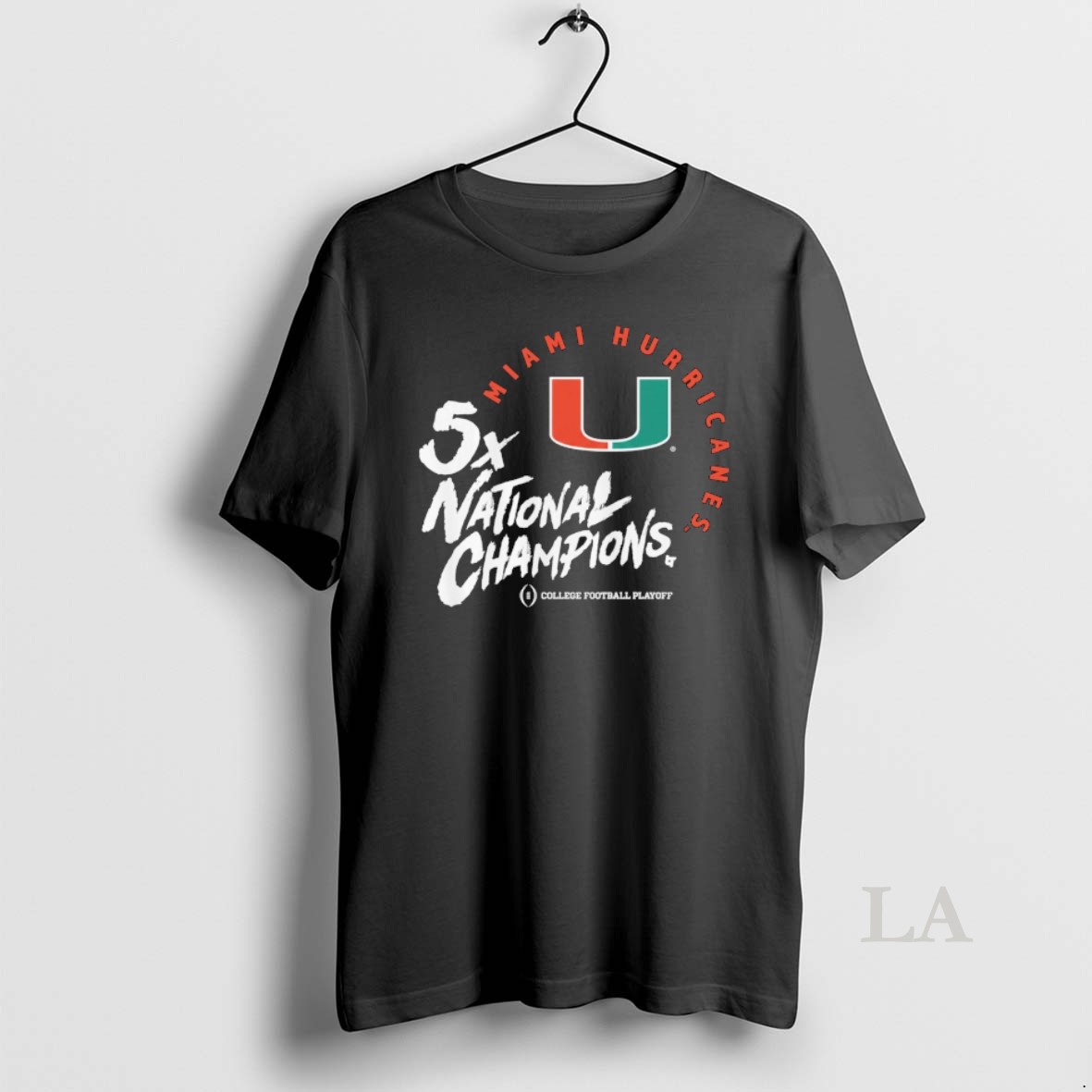 Original Miami Hurricanes Football 2025 Cfp Five Time National Champions Shirt
