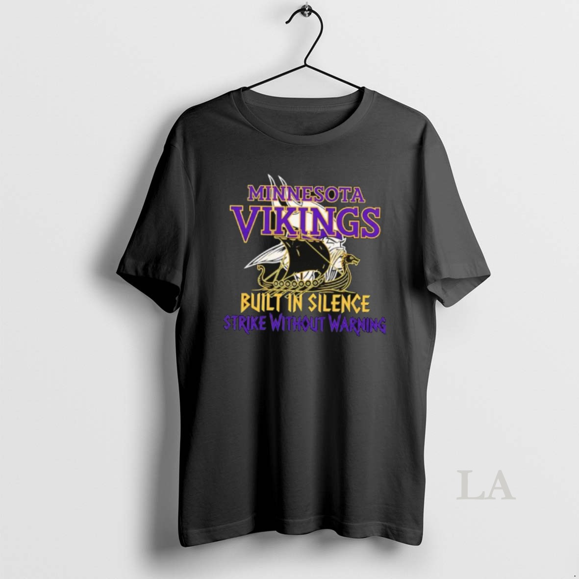 Original Minnesota Vikings Built In Silence Strike Without Warning Shirt