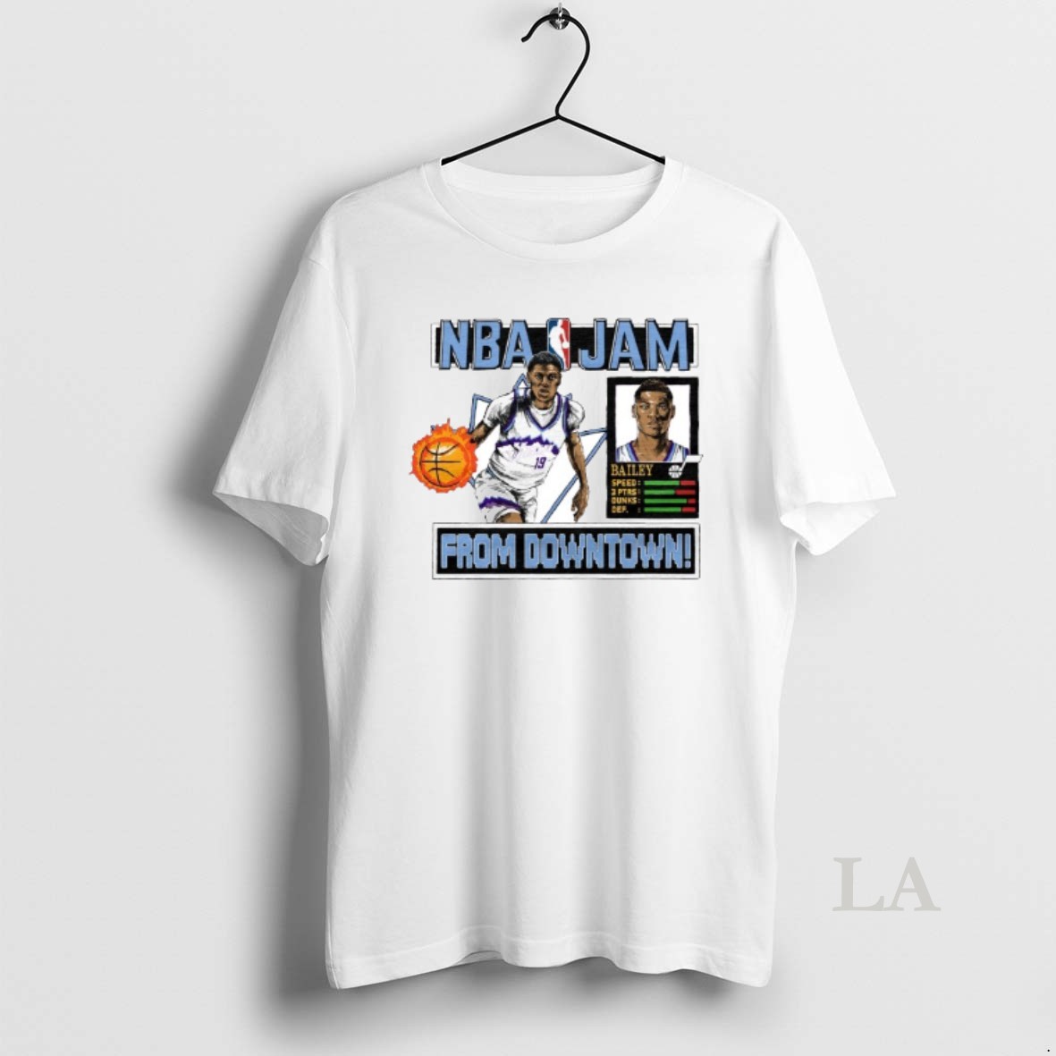 Original Nba Jam Jazz Ace Bailey From Downtown Shirt