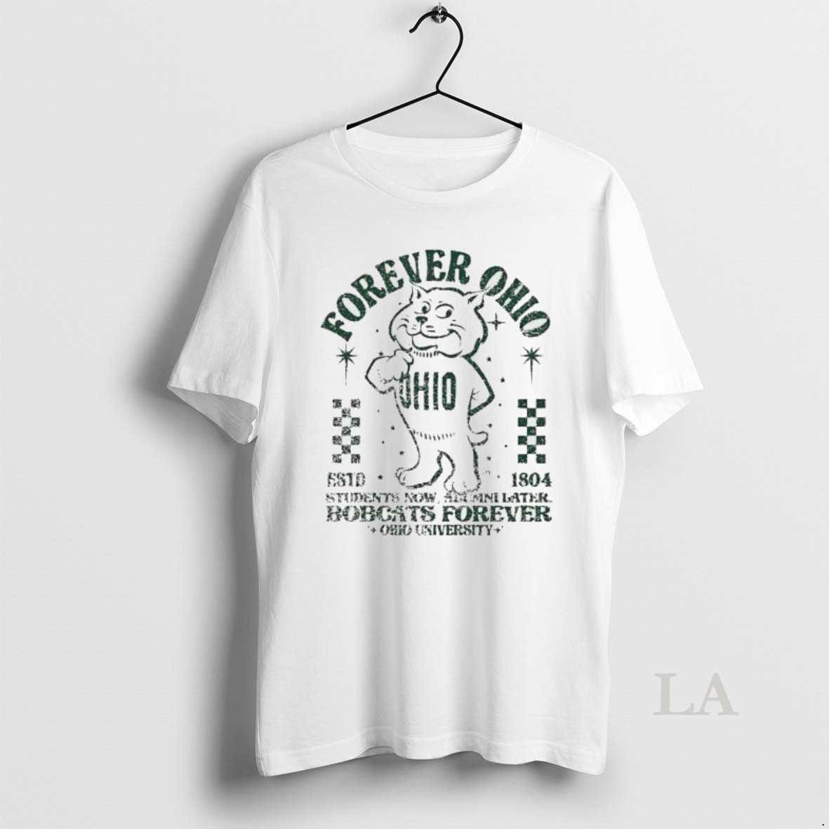 Original Ohio Bobcats Mascot Rufus Forever Ohio Student Now Alumni Later Shirt