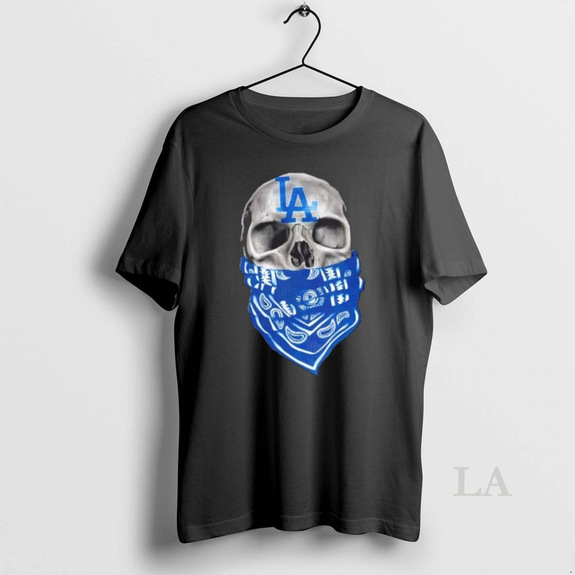 Original Outlaw Skull Gang Los Angeles Dodgers Shirt