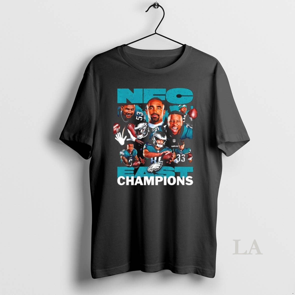 Original Philadelphia Eagles 2025 Nfc East Division Champions Player Collage Fly Eagles Fly Shirt