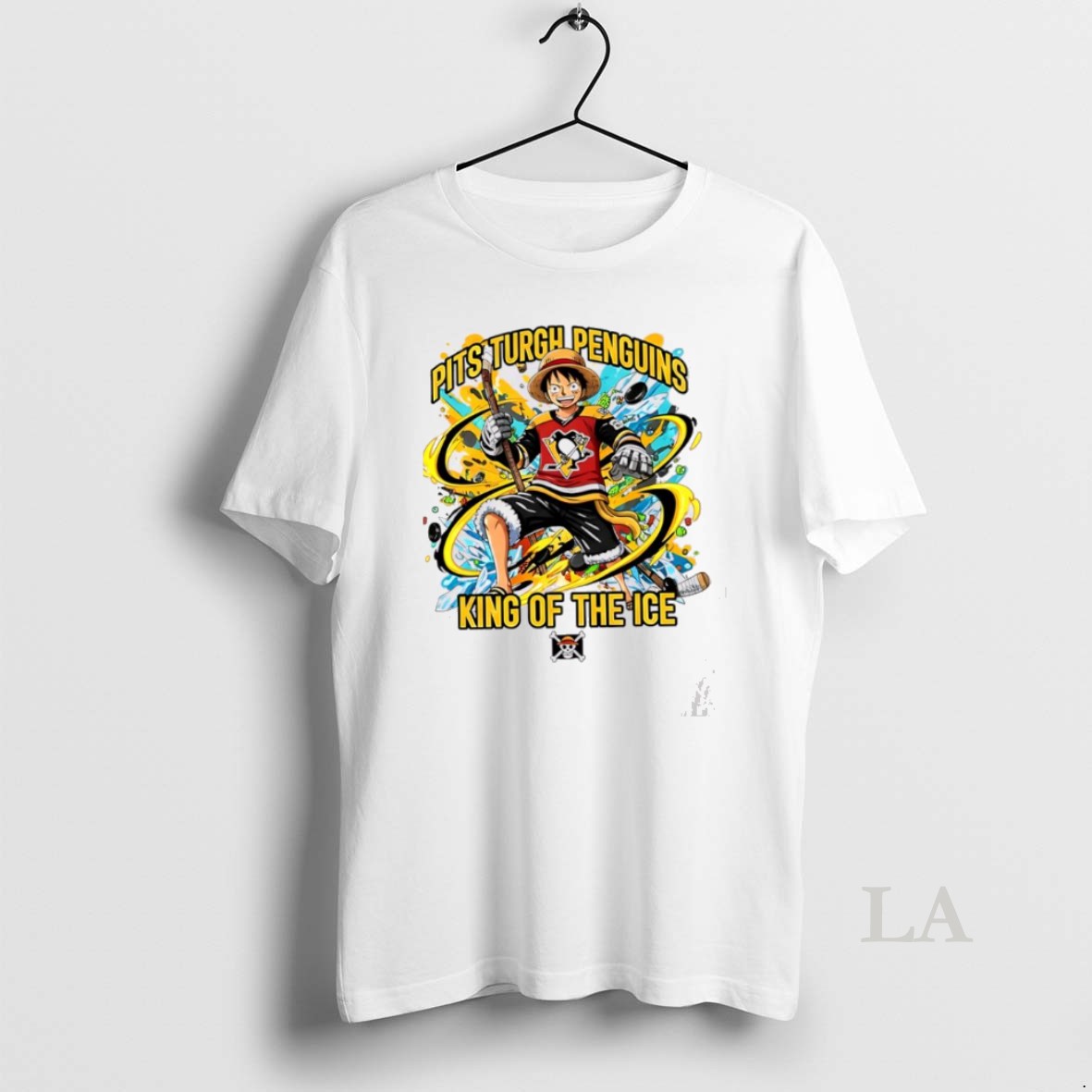 Original Pittsburgh Penguins One Piece Luffy King Of The Ice Shirt