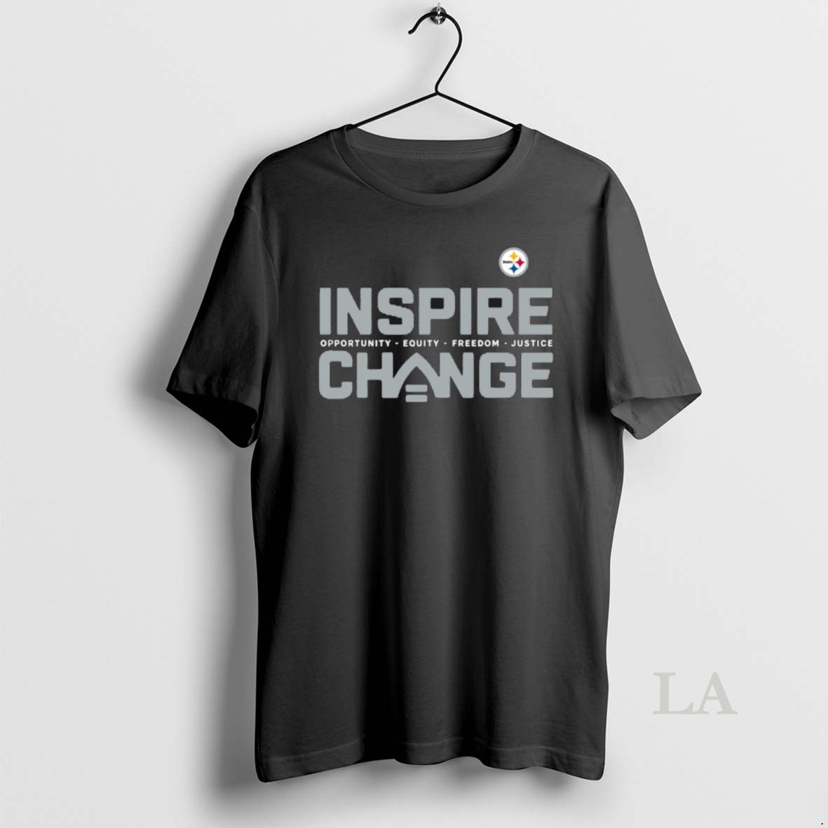Original Pittsburgh Steelers X Nfl Inspire Change Opportunity Equity Freedom Justice Shirt