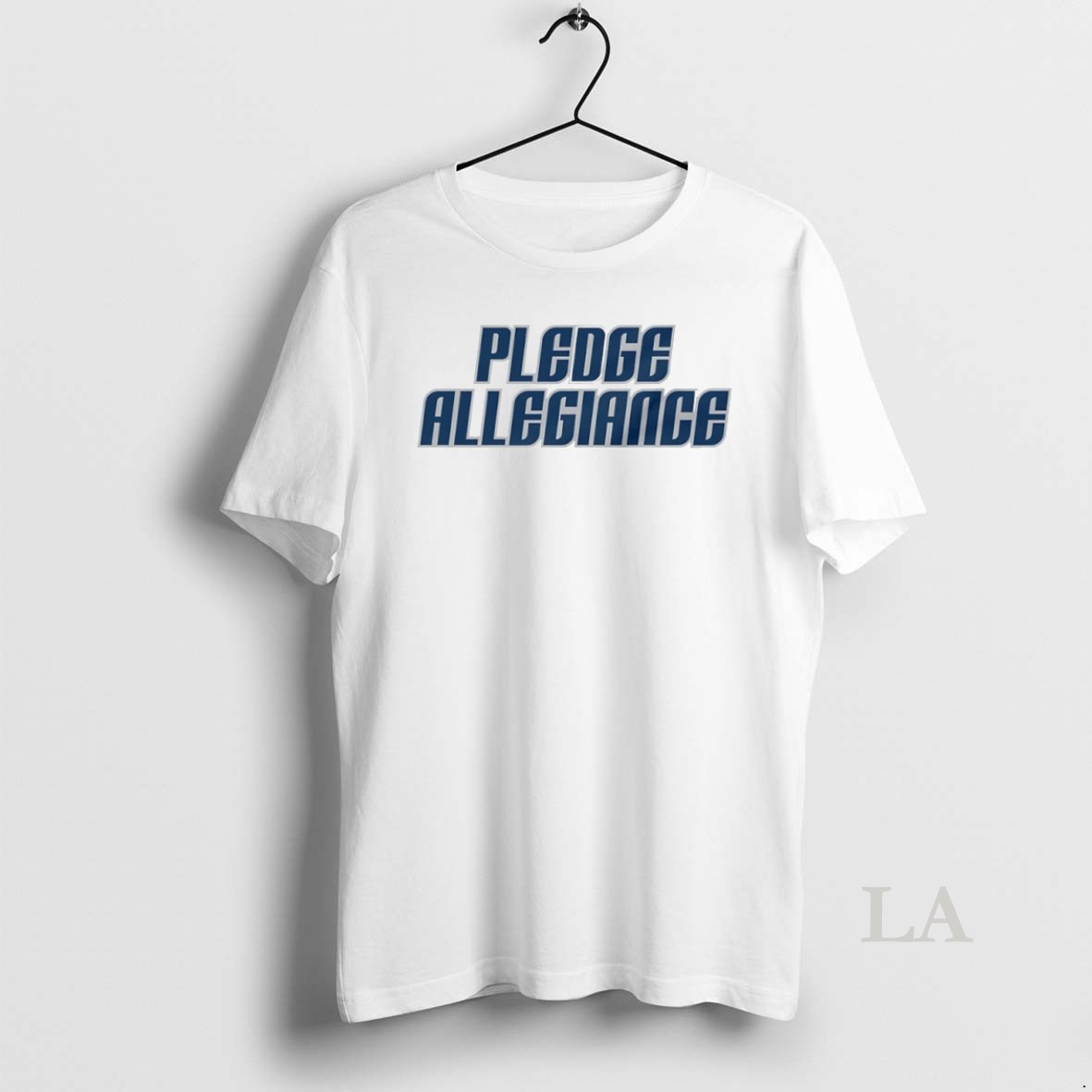 Original Pledge Allegiance White Dallas Mavericks Circle Shirt