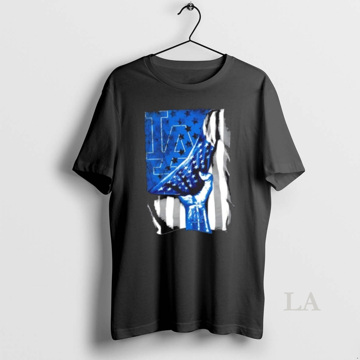 Original Revealing The Glory Los Angeles Dodgers X Usa Flag Shirt