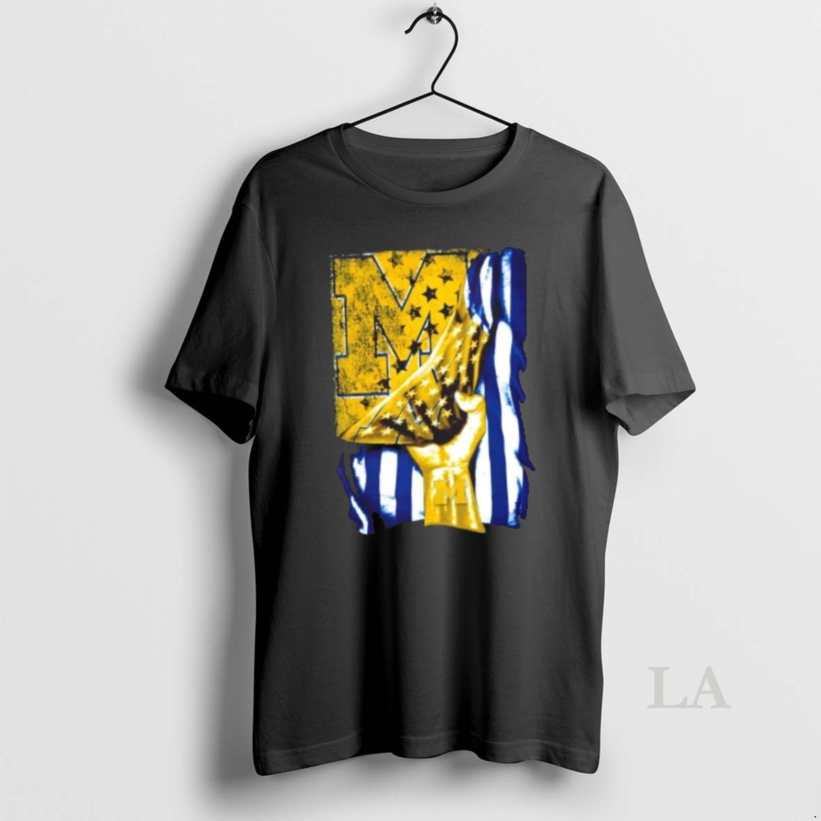 Original Revealing The Glory Michigan Wolverines X Usa Flag Shirt