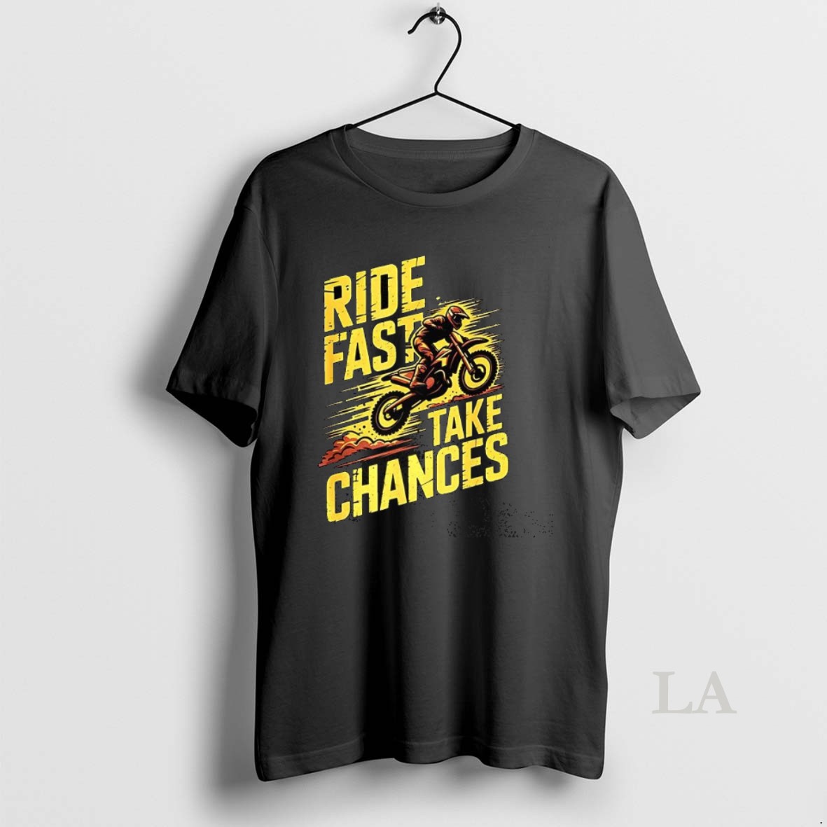 Original Ride Fast Take Chances Motocross Dirtbike Adventure Sports Shirt