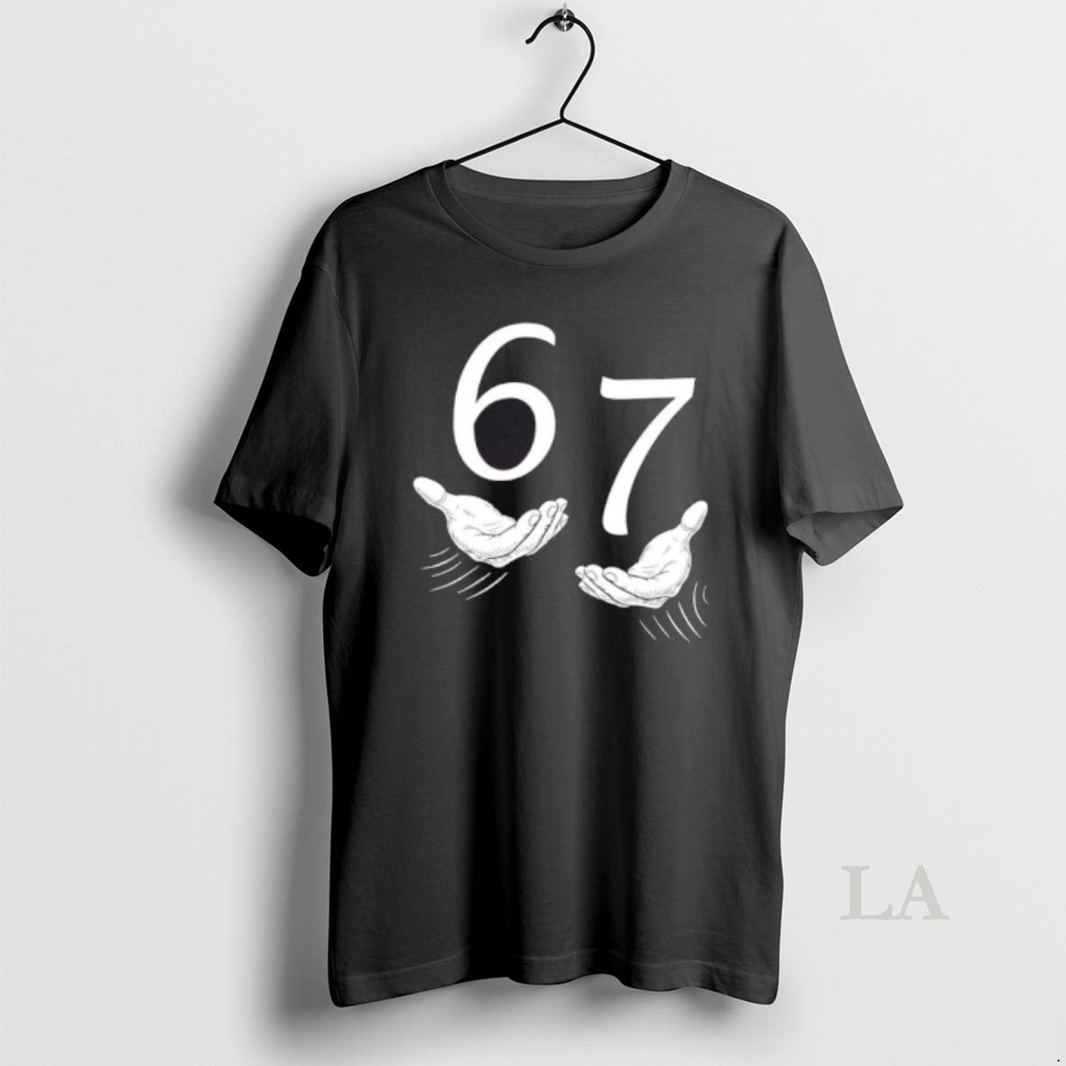 Original Six Seven 67 6 7 Kids 67 Meme Hands Funny Shirt